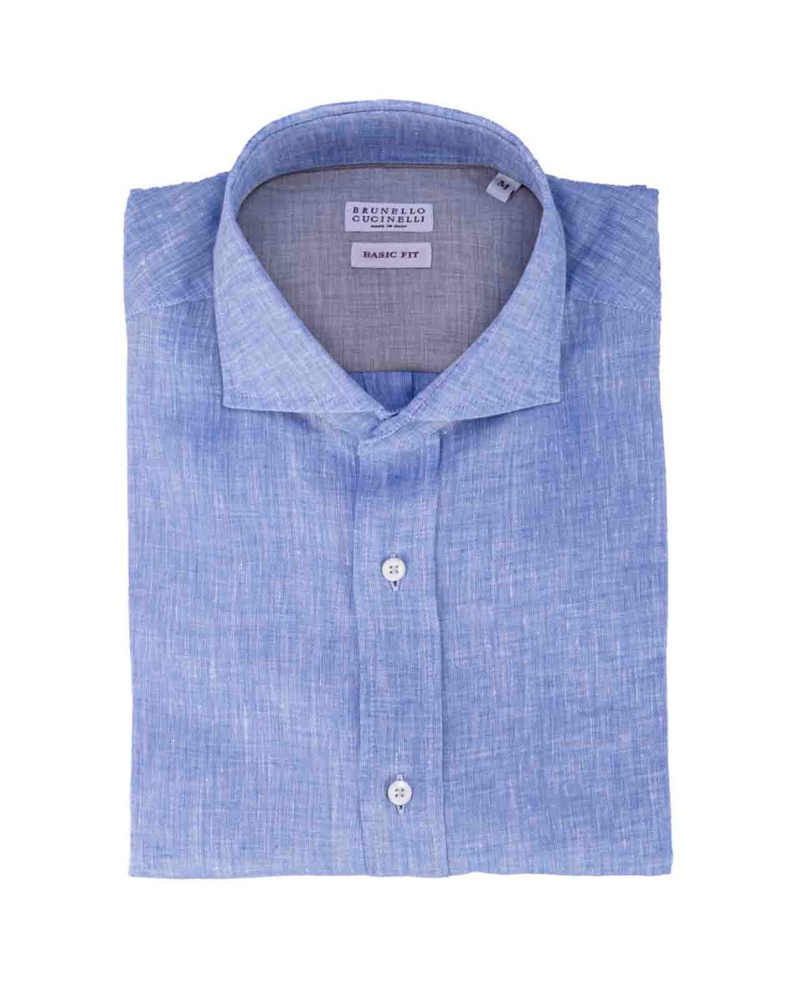 shop BRUNELLO CUCINELLI  Camicia: Brunello Cucinelli camicia in lino.
Camicia easy fit in lino con colletto francese.
Chiusura con cannoncino e bottoni di madreperla.
Colletto francese.
Polsini con un bottone in madreperla.
Easy fit.
Composizione: 100% Lino.
Fabbricato in Italia.. MS6500028-C014 number 5971731